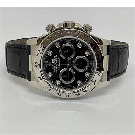 Rolex Daytona oro bianco Oro Ottime 2001 116519. Spedizione 